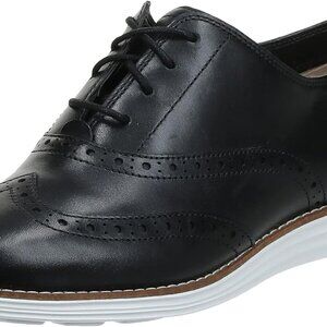 Women's Wingtip Oxford Leather Suede Comfort Waterproof Casual Shoes